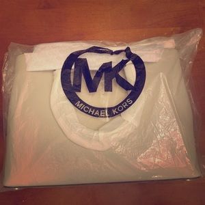 Michael Kors Cement Leather Tote Bag New with Tags